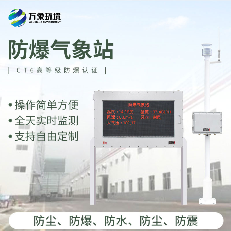 為什么要選擇大屏款防爆氣象站？