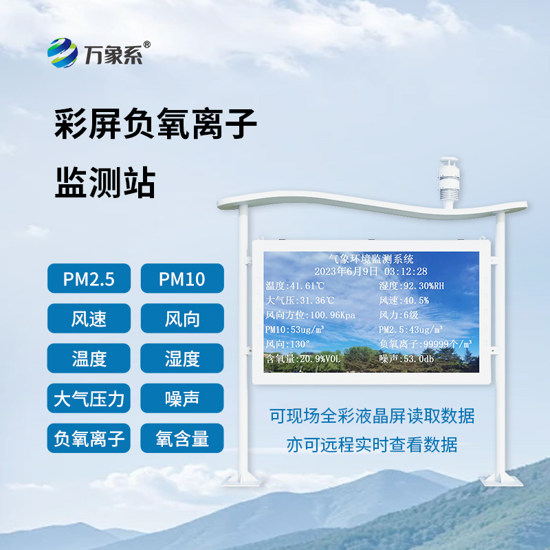 一體化負(fù)氧離子監(jiān)測站